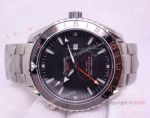 Omega Seamaster GMT Orange Number On Bezel - Stainless Steel Bracelet